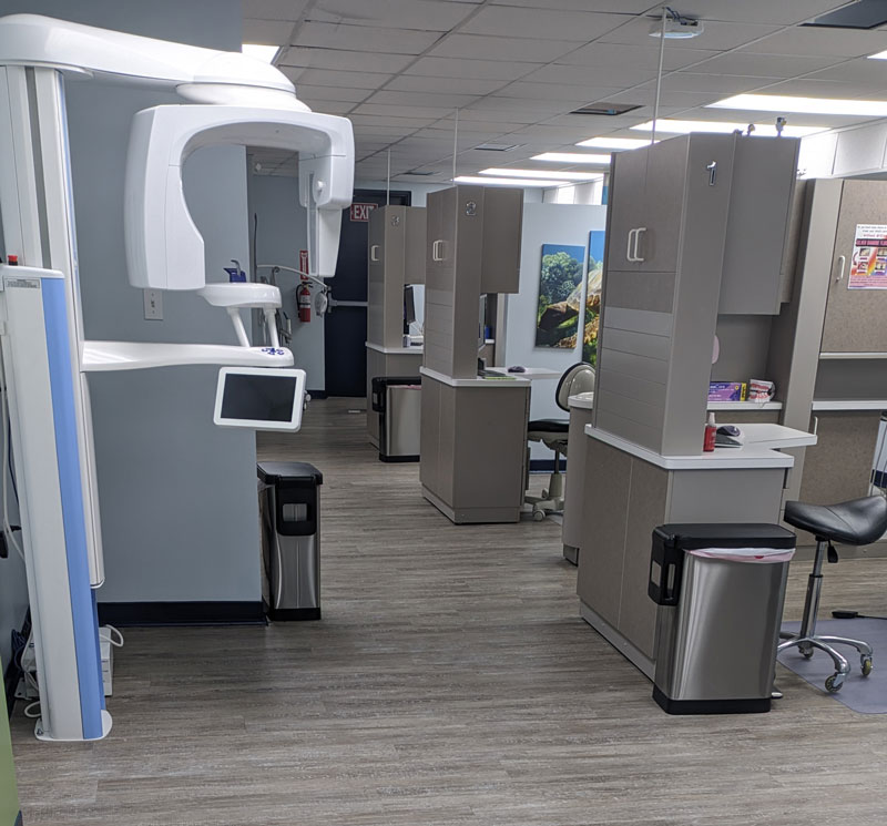Alegria Dental Office Testing Booths