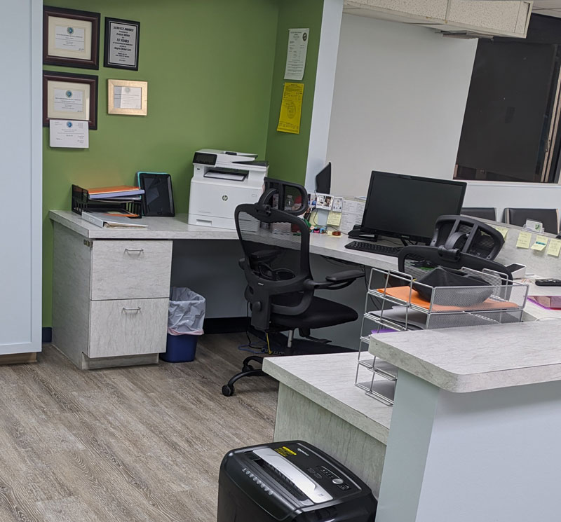 Alegria Dental Office Secretary Office